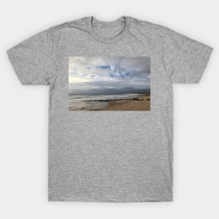 Deserted Northumbrian beach in August T-Shirt